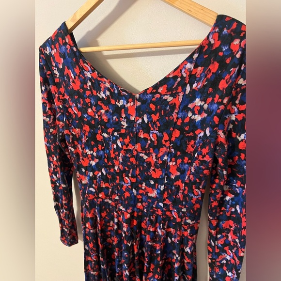 Anthropologie HD in Paris Saraid Dress Small Red Motif - Picture 7 of 9